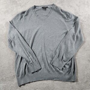 Banana Republic Luxury Blend Sweater Mens size XL Silk Cashmere Pullover Vneck